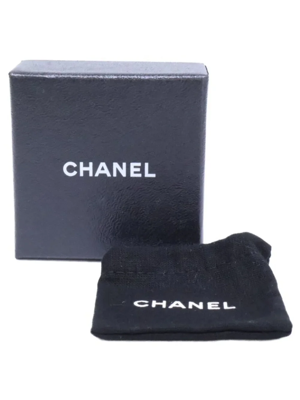 Chanel CC Logo Rhinestone Brooch